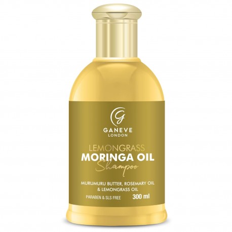 Ganeve London Lemongrass Moringa Oil Shampoo 300 ml