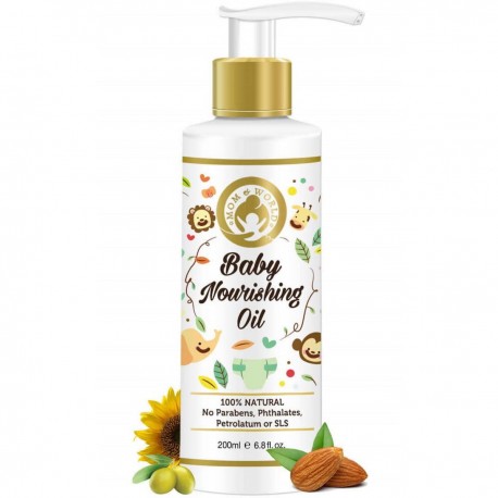 Mom & World Baby Nourishing Oil For Baby Massage - 200ml