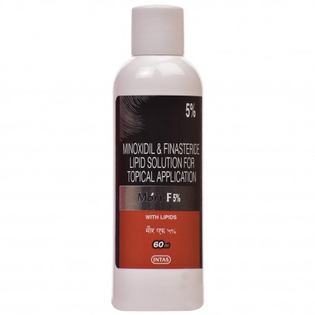 Morr F 5% - Bottle of 60ml Solution with Minoxidil and Finasteride