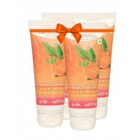 Patanjali Orange Honey Face Wash, 60g
