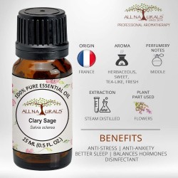 All Naturals Clary Sage Essential Oil