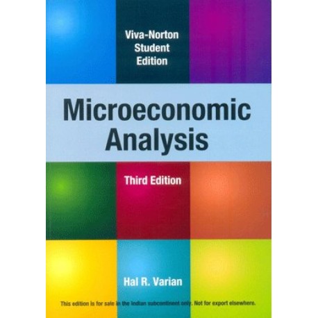MICROECONOMIC ANALYSIS BOOK