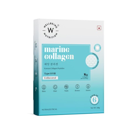 Wellbeing Nutrition Pure Korean Marine Collagen Supplements for Women & Men
