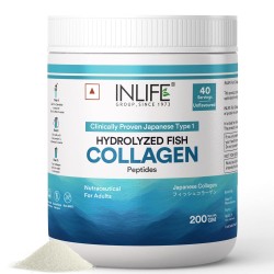 INLIFE Hydrolyzed Marine Fish Collagen Peptides Powder 200g