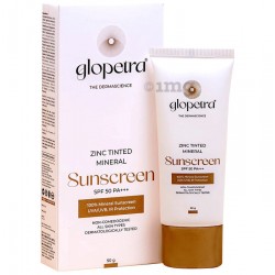 Glopetra Zinc Tinted Mineral Sunscreen SPF 50 PA+++ 50G