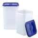 Cutting EDGE Square Modular Air Tight Multi Purpose Container - for Rice, Flour, Cereals, Sugar & More