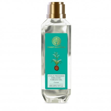 Forest Essentials Organic Cold Pressed Coconut Virgin Oil 200ml