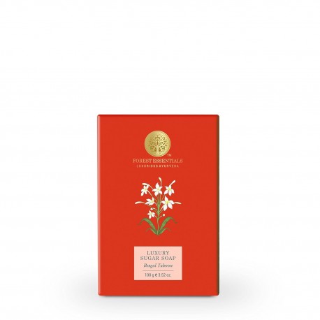 Forest Essentials Luxury Sugar Soap Parijat 125gm