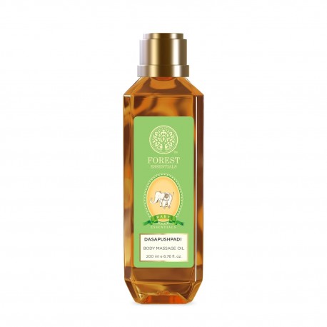 Forest Essentials Dasapushpadi Baby Body Massage Serum 200ml (Baby Oil)