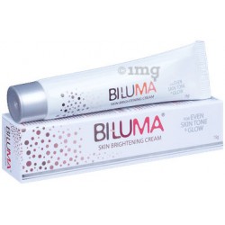 Biluma Skin Brightening Cream | For Even Skin Tone & Glow | Derma Care | Depigmenting & Skin Lightening Face Care Product 15 gm
