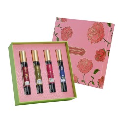 Forest Essentials Luxury Unisex Liquid Perfume Gift Box|4 Long Lasting Floral Scents X 10Ml