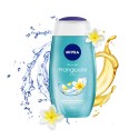 NIVEA Frangipani & Oil 250ml Body Wash| Shower Gel with Care Oil Pearls