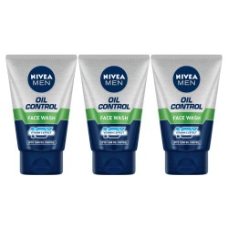 Nivea Oil Control Face Wash, 100ml (Pack of 3)