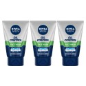 Nivea Oil Control Face Wash, 100ml (Pack of 3)