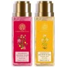 Forest Essentials Travel Size Silkening Shower Wash Iced Pomegranate  Honey & Vanilla Combo
