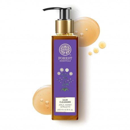 Forest Essentials Ayurvedic Shampoo Amla Honey & Mulethi | For Dull Dry Hair | Controls Hair Thinning & Breakage | Sulphate