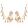 YouBella Jewellery Gifts Stylish Latest Traditional Pearl Ear rings Gold Plated Jhumkas Jhumki earrings for Girls and Women