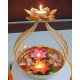 Diya Shape Flower Decorative Urli Bowl/Handcrafted Bowl for Floating Flowers and Tea Light Candles Home,Office and Table Decor