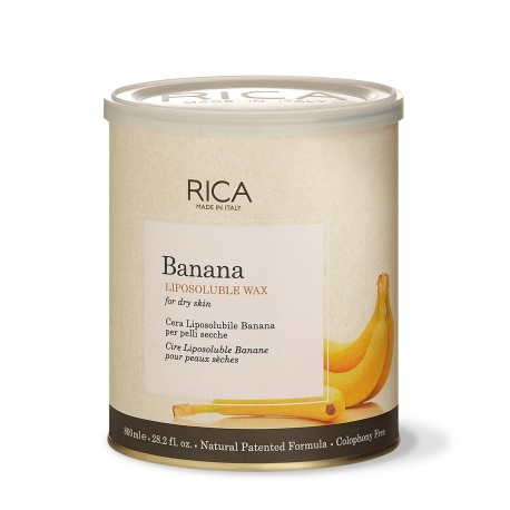Rica Banana Liposoluble Painless Hair Removal Wax For Men & Women 800 ml
