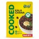 FRESHCON Cooked Kala Chana | Boiled Ready to Eat Black Chickpeas[  pack of 3]