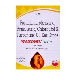 Waxonil Actv Bottle of 10 ml Ear Drops pack of 3