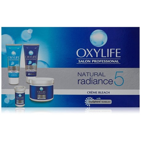 Oxylife Natural Radiance 5 Creme Bleach- With Active Oxygen-126 g