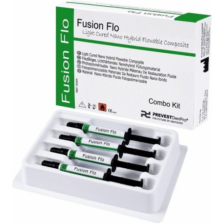 Prevest Denpro Fusion Flo Dental Light Cured Nano Hybird Flowable Composite