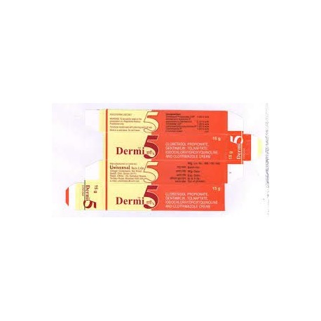 Dermi 5 Cream 15gm Pack of 5