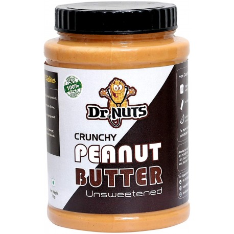DR NUTS Natural Peanut Butter 1Kg (Crunchy)