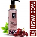 Nutriglow Advanced Organics Red Wine Face wash  (100 ml)