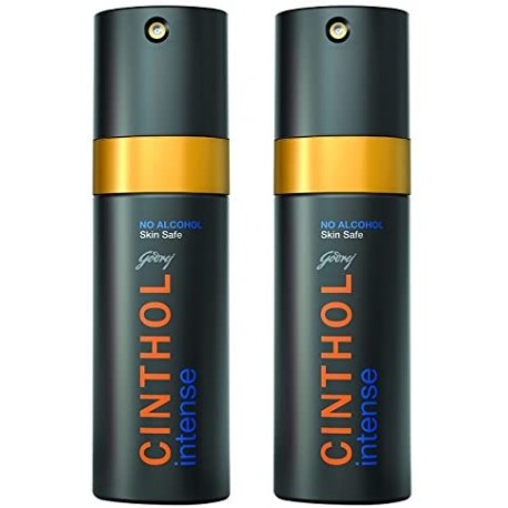 Cinthol Intense Deo Spray, 300ml (Pack of 2)
