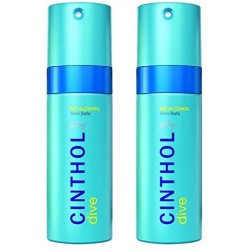 Cinthol Dive Deo Spray, 300ml (Pack of 2)