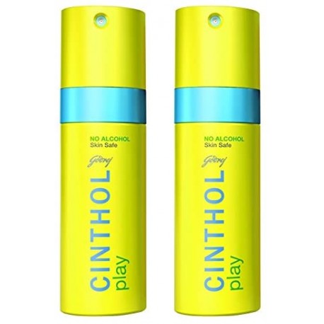 Cinthol Play Deo Spray, 300ml (Pack of 2)