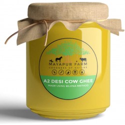 MAYAPUR FARM & GAUSHALA | A2 Desi Cow Ghee /Glass Jar 500 gm