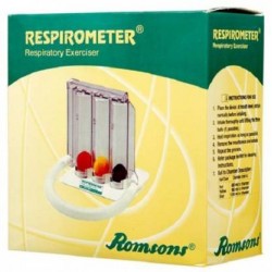 Romsons Spirometer/ Respirometer/ 3-Ball Exerciser/ Lung Exerciser 3-Ball Respiratory Exerciser