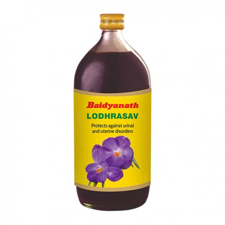 Baidyanath Ayurvedic Lodhrasava (450ml) tonic