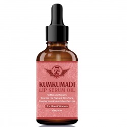 7 Fox Kumkumadi Lip Serum Oil for Lip Lightening & for Damaged Lips, 30ml
