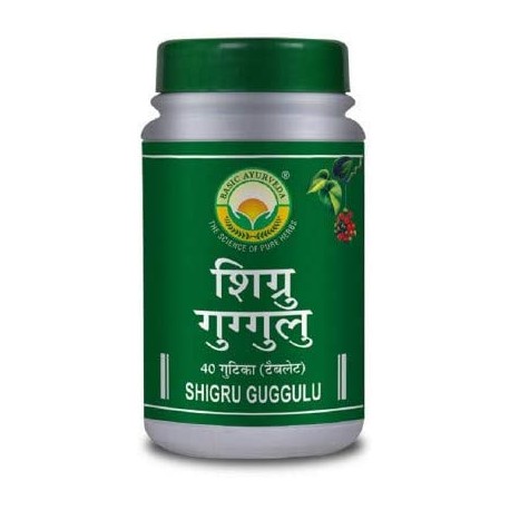 Basic Ayurveda Shigru Guggulu Tablet 40 TAB (Pack of 4)