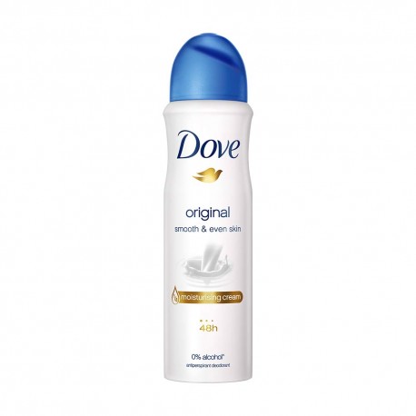 Dove Original Deodorant For Women, Antiperspirant Body Spray For Long Lasting Odour Protection, 150 ml