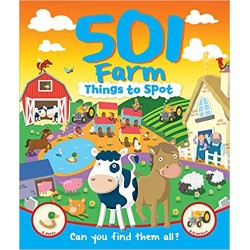 501 Farm Things to Spot Hardcover Book