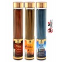 The Aroma Factory Pooja Agarbatti Combo of 3 : Rose, Kesar Chandan Saffron Sandal and Fresh Active Incense Sticks