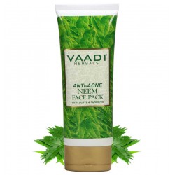 Vaadi herbals Anti-Acne Neem Face Pack with Clove & Turmeric ( 120 gms)