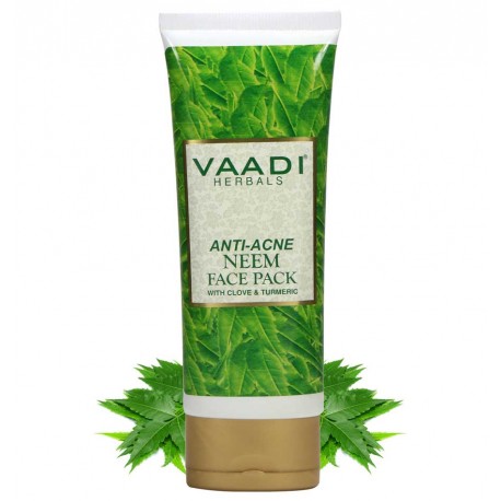 Vaadi herbals Anti-Acne Neem Face Pack with Clove & Turmeric ( 120 gms)