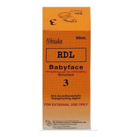 WARISHA Rdl baby face solution 3 Men & Women  (60 ml)
