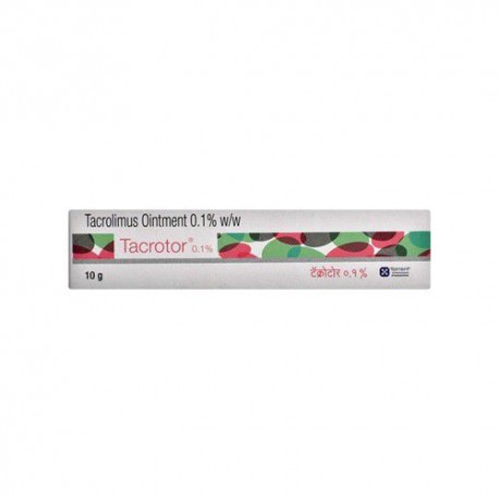 Tacrotor 0.1% Ointment (10g) (Pack of 3)