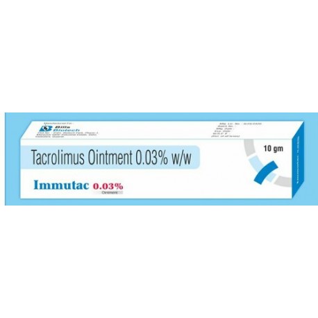 Immutac 0.03% Ointment (10 gm) (Pack of 3)