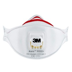 3M 9332A+  Mask Aura (White) Pack of 10