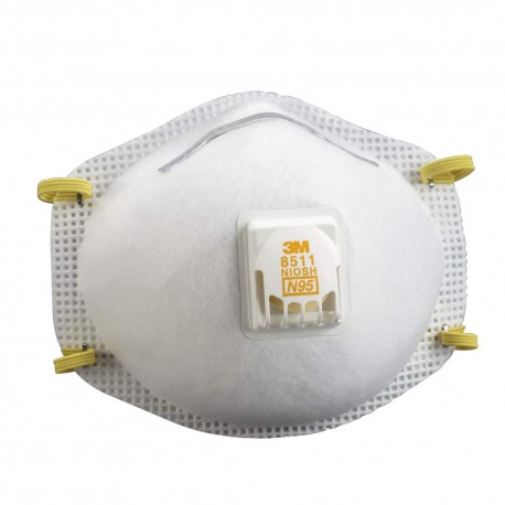 3M 8511 N95 Particulate Respirator with Valve Pack of 1