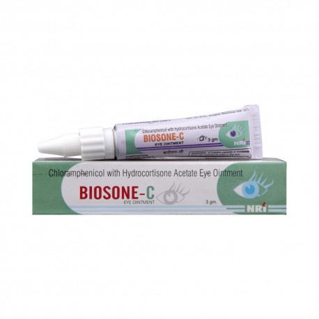Biosone-C Eye Ointment (3gm) (Pack of 3)