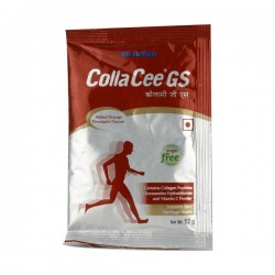 Collacee GS Added Orange Pineapple Flavour Sugar Free Powder (12gm) (Pack of 10)